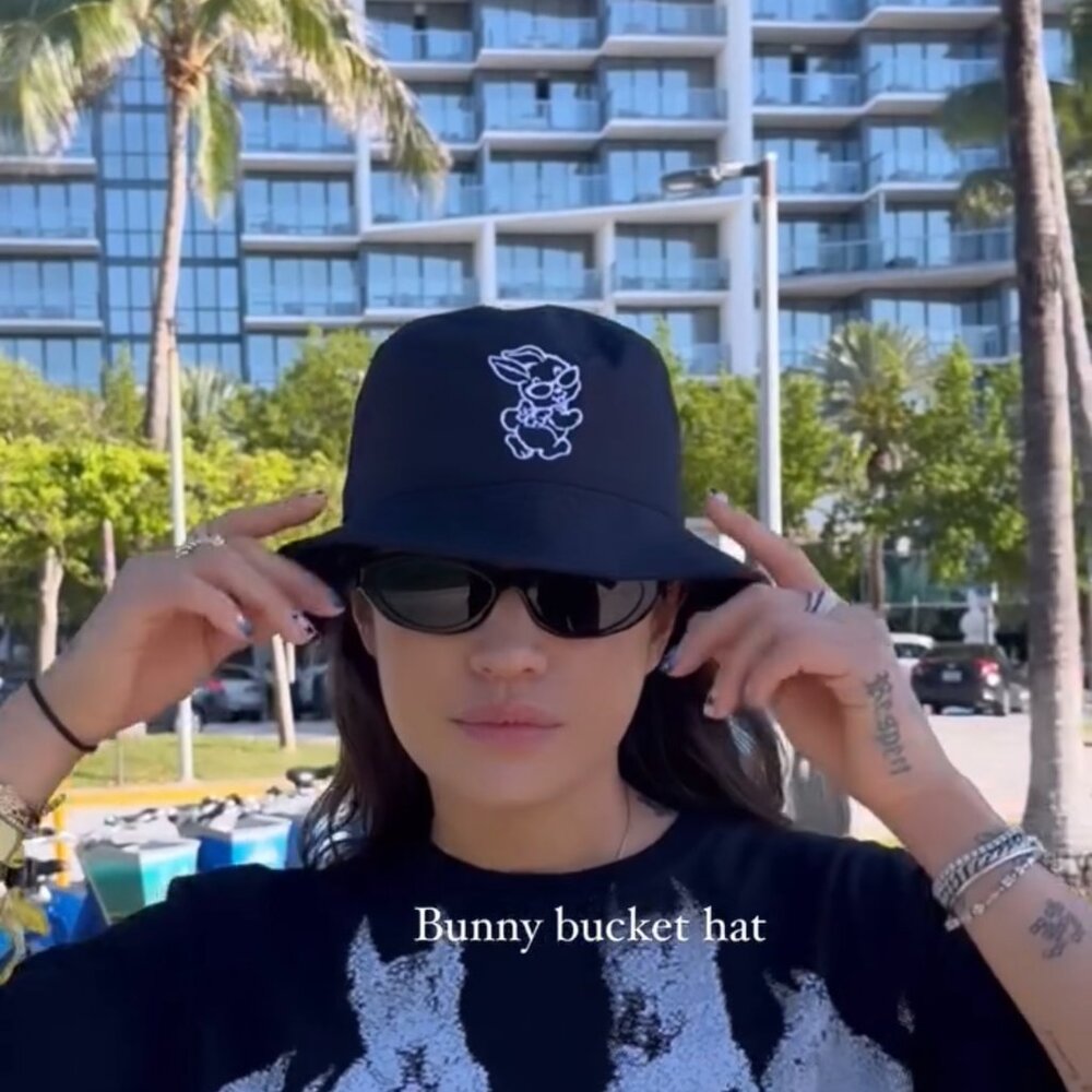 NWT Peggy Gou Peggy Goods Bunny Bucket Hat Black Gouchella 2024 Merch